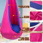 Kids Hammock Chair Pod Swing, Cotton, Pink or Blue with Pillow