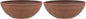 PSW Pot Collection Shallow Bowl Planter, 10-inch | Terra Cotta Color | Pack of 2 | For Succulents & Bonsai