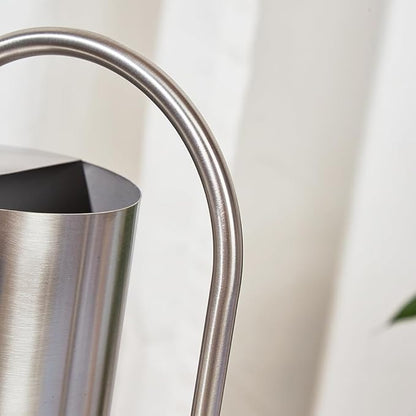 Watering Can for Indoor Plants, 50 oz/1.5L Stainless Steel Watering Can Pot with Long Spout, Garden Watering Cans with Comfortable Handle for Indoor House Plants Bonsai Flower Decorative