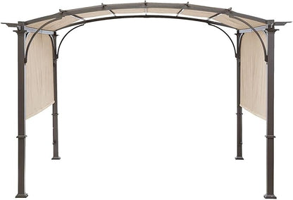Universal Doubleton Steel Pergola Replacement Cover for Pergola Structures L-PG080PST, 80''x 205'' (Beige)