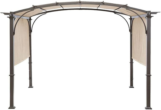 Universal Doubleton Steel Pergola Replacement Cover for Pergola Structures L-PG080PST, 80''x 205'' (Beige)