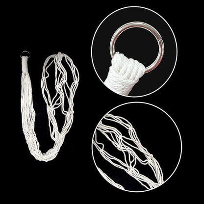 Macrame Plant Hangers 3 Pack, Hanging Plant Holders for Indoor Plants, Handmade Woven Cotton Rope Hanger Kits, Decorative Flower Pot Holders for Home & Garden Decor（Plants Not Included）