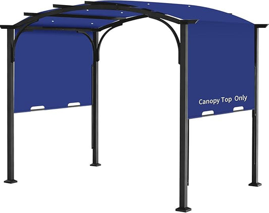 Pergola Canopy Replacement Cover for Lowe's Allen + Roth 10x10 Ft Freestanding Pergola, 200" x 103" Shade Cover, Compatible with Model #L-PG152PST-B,Cover Only (Blue)