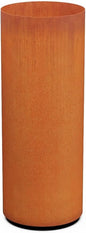 Plantercraft Large Round Corten Steel Planters for Outdoor Plants - 42 Inch Tall Extra Large Outdoor Planter for Modern Patio, Deck & Entryway | Weathering Steel