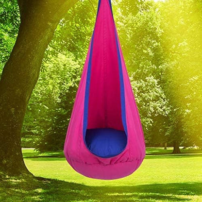Y- STOP Kids Pod Swing Seat, Hanging Hammock Chair Swing - Image 8