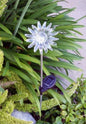 Solar Garden Stake Lights with Color Changing LED or Regular White LED Landscape Path Lights (Set of 2) (Sunflower)