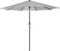 Blissun 9' Outdoor Patio Umbrella, Outdoor Table Umbrella, Yard Umbrella, Market Umbrella with 8 Sturdy Ribs, Push Button Tilt and Crank