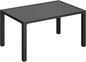 ONBRILL Outdoor Metal Coffee Table, 36 Inch Patio Black Coffee Table for Porch, Backyard, Poolside, Balcony