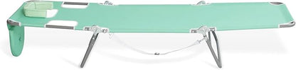 Ostrich The Original Chaise 72 x 22 Inch Lounge Portable Reclining Lounger, Outdoor Patio, Beach, Lawn, Camping, or Pool Tanning Chair, Teal