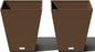Veradek Pure Series Nobleton Plastic Planter - Large Pots for Indoor or Outdoor Porch/Patio | Durable All-Weather Use with Drainage Holes | Modern Planter Décor for Flowers, Shrubs, Trees