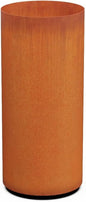 PLANTERCRAFT Corten Steel Metal Planter Box, Round Sizes, Modern Garden Steel planters for Commercial and Residential Outdoor Use.
