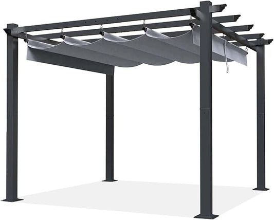 SCOCANOPY Gray Ripstop Replacement Cover Fit for Home Depot Hampton Bay Pergola # GFM00467F,GFM00469A