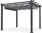 SCOCANOPY Gray Ripstop Replacement Cover Fit for Home Depot Hampton Bay Pergola # GFM00467F,GFM00469A