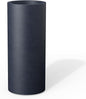 Kante 23.6 Inch Tall Cylindrical Planter, Large Round Plant Pots with Drainage Hole, Made with Concrete, Suitable for Indoor Outdoor Plants, Home Decor, Charcoal