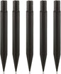 8.25" Reinforced ABS Plastic Solar Ground Spikes - Durable Solar Light Replacement Stakes for Garden, Pathway, Deck, Camping, Christmas Lights (Fits 0.83" Inside Diameter) (Black-5PACK)