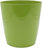 The HC Companies Aria Round Self-Watering Pot - Lightweight Plastic Planter for Herbs & More - Durable Plant Pots for Indoor Plants & Outdoor Plants (8" Glossy Avocado, Pack of 1)