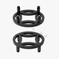 Zhongma 2 Pack 8.7" Fully Assembled Sturdy Potted Plant Stand Flower Pot Holder Heavy Duty Construction, Low Plant Stand for Home Indoor and Outdoor, Sturdy plant riser and saucer without Installation Required