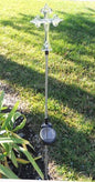 Solar Garden Stake Lights with Color Changing LED or Regular White LED Landscape Path Lights (Set of 2) (Cross)