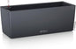 Lechuza BALCONERA Color 50 Slate, Self-Watering Window Box (Railing Planter), H7.5 L19.7 W7.5 in