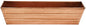 Achla Designs Copper PlatedWindow Flower Box Planter-Small (22" L x 6" W x 5" H)