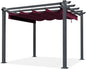 SCOCANOPY Replacement Cover Compatible with Home Depot Hampton Bay Pergola # GFM00467F,GFM00469A,(Burgundy)