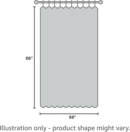 NICETOWN Room Darkening White Curtain 66 inches Long - Grommet Noise Reducing Thermal Insulated Window Treatment Privacy Drape for Kids Room/Bedroom (1 Panel, W66 x L66 Inch)