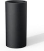 Kante 23.6 Inch Tall Cylindrical Planter, Large Round Plant Pots with Drainage Hole, Made with Concrete, Suitable for Indoor Outdoor Plants, Home Decor, Black