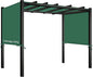 17x6.8 Ft Universal Pergola Replacement Canopy, Outdoor Canopy Shade Cover(Cover Only) (Green)