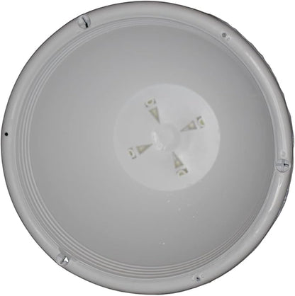 8'' White Plastic Hanging Basket with Saucer by Koba (5)