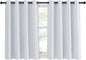 NICETOWN Greyish White Room Darkening Curtain - Window Treatment Thermal Insulated Grommet Room Darkening Curtain/Panel for Bedroom (1 Panel, 52 by 54, Greyish White)