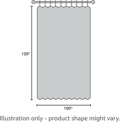 NICETOWN Sliding Door Curtain Extra Wide and Long, Thermal Insulated Large Curtain for Windows Energy Saving Patio Door Panel for Villa/Hall, White, 100 inch Wide x 120 inch Long, 1 Panel