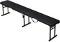 Amazon Basics 6ft Folding Bench for Indoor & Outdoor Use with Carrying Handle, Black