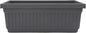 The HC Companies Venetian Window Planter Box w/Drain Plug - Long Planter Box for Windowsills, Balconies & More - Plastic Rectangular Outdoor Planters for Herbs & Flowers (18" Warm Gray, Pack of 1)