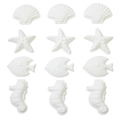 Colorations Decorate Your Own Sea Shapes - Set of 12