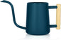 Watering Can Indoor Plants, 35 oz/1000 ml Metal Stainless Steel Watering Can Pot with Long Spout for Indoor House Plants Bonsai Outdoor Garden Flower Decorative (Dark Blue)