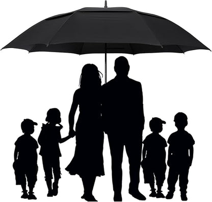 G4Free 47/54/62/68/72 Inch Automatic Open Golf Umbrella Oversize Extra Large Double Canopy Vented Windproof Waterproof Stick Umbrellas