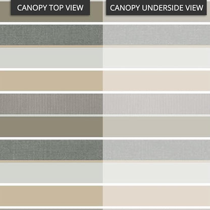 Garden Winds Universal Pergola Replacement Canopy - Standard 350 - Stripe Stone