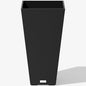 Veradek V-Resin Indoor/Outdoor Taper Planter (30 inch, Black)