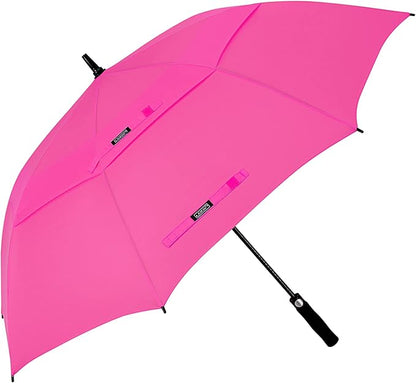 G4Free 47/54/62/68/72 Inch Automatic Open Golf Umbrella Oversize Extra Large Double Canopy Vented Windproof Waterproof Stick Umbrellas