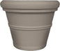 Tusco Products RR135SF Rolled Rim Garden Planter, 13.5-Inch, Safari