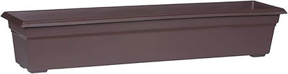 Root & Vessel 16363, Brown, Countryside Flower Box Planter, 36-Inch
