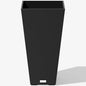 Veradek V-Resin Indoor/Outdoor Taper Planter (26 inch, Black)