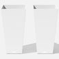 Veradek V-Resin Indoor/Outdoor Taper Planter, Set of 2 (30 inch, White)