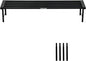 Metal Plant Stand, Rust-proof Aluminum Flower Pot Stand, Heavy Duty Planter Display Shelving for Patio Balcony Garden Living Room Decorative (Black, 35.4 Inch)