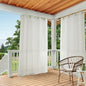TOWN & COUNTRY BASICS Heavyweight Vanilla Grommet Curtain | Light Filtering | Indoor Outdoor | Water Repellent | 54"x108", Pack of 12