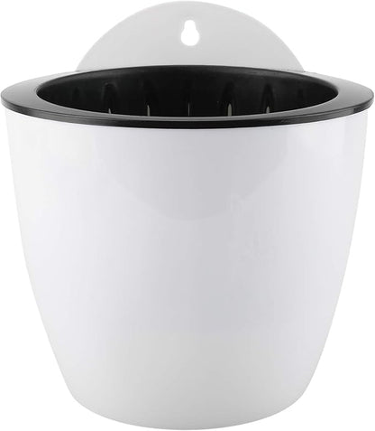 Homend 7 Pack Self Watering Hanging Planters, L Size, Suitable for Indoor or Outdoor Use, Durable and Great for Gifting