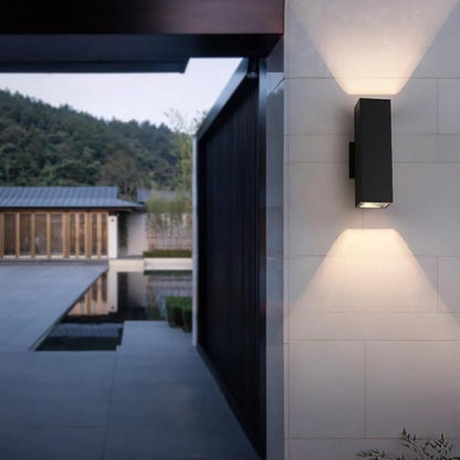 Cerdeco Aluminum Modern Outdoor Wall Light, Exterior Outdoor Wall Sconce Up - Image 4