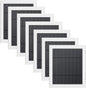 7 Pack IP65 Solar Panel for Rings Camera, 4W Solar Charger Compatible with Rings Spotlight &All-New Stick Up Outdoor Cam Battery, 10ft Long Cable with USB-C to Barrel Plug Adapter