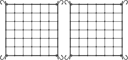 VIVOSUN 3 x 3Ft. Elastic Trellis Netting with 4 Hooks for Climbing Plants, Vegetables, Fruits, and Flowers, 2-Pack