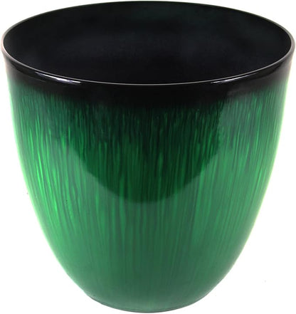 Gardener Select EPR18-205 Egg Planter Green Flower, 18"